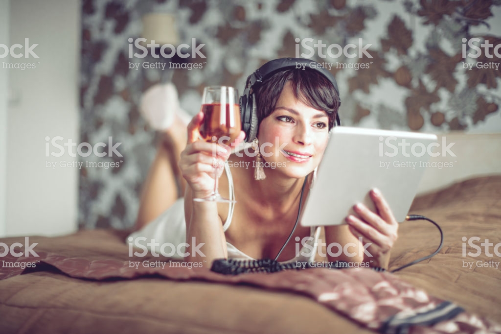 Wine podcast microphone